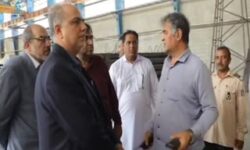 بازدیدمدیرعامل سازمان منطقه آزادازشركت تعاونی آریا پروفیل منطقه آزاد چابهار+عکس
