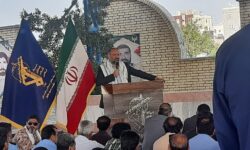 هفته بسیج وغبار روبی گلزار شهدای چابهار+ فیلم