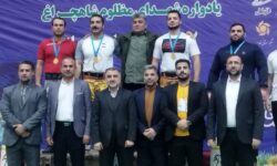 مقام سوم رقابت‌های زورخانه‌ای بزرگسالان کشور به ورزشکار اروند رسید