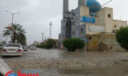 بارش شدید باران چابهار در دهمین روز اسفندماه +عکس
