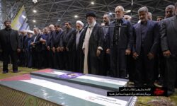 رهبر انقلاب بر پیکر شهید «اسماعیل هنیه» نماز اقامه کردند